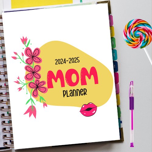 2024 - 2025 Pop Art Mom Planner, Daily Planner, To Do List, Weekly Planner, Family Organization Planner, Family Life Planner, Pop Art Planner Plus BONUS! - The Bea & Charlie Paper Shop