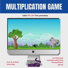 Load and play video in Gallery viewer, Multiplication Interactive Learning Game for grades 3 - 5

