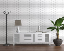 Load image into Gallery viewer, 1:12 Scale Dollhouse Printable Glass Subway Tile - White - The Bea &amp; Charlie Paper Shop
