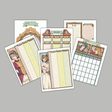 Load image into Gallery viewer, 8 x 11 Vintage Victorian Doll Journal &amp; Weekly/Monthly Planner - The Bea &amp; Charlie Paper Shop

