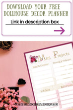 Load image into Gallery viewer, 8 x 11 Vintage Victorian Doll Journal &amp; Weekly/Monthly Planner - The Bea &amp; Charlie Paper Shop
