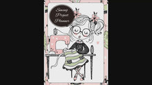 Load and play video in Gallery viewer, Sewing Projects Planner &amp; Journal Plus BONUS Puzzle

