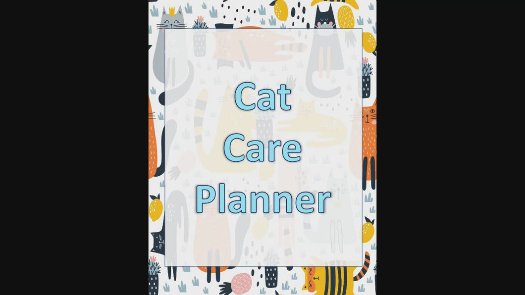 Complete Cat Healthcare Planner & Journal Set