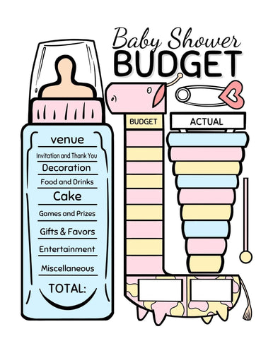 Baby Shower Party Planner Gift Tracker Notebook - The Bea & Charlie Paper Shop