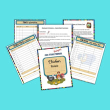 Load image into Gallery viewer, Backyard Chicken Journal, Chicken Management Planner PLUS BONUS Backyard Chickens Quick Start Guide - The Bea &amp; Charlie Paper Shop
