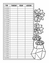 Load image into Gallery viewer, Cactus Coloring Pages Weekly Goals Planner &amp; Journal Set Pigment App - The Bea &amp; Charlie Paper Shop

