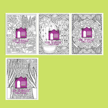 Load image into Gallery viewer, Cactus Succulents Coloring Pages with Snarky Quotes Apple Pigment App Compatible - The Bea &amp; Charlie Paper Shop

