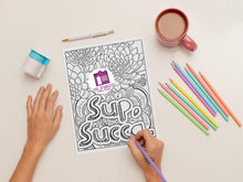 Load image into Gallery viewer, Cactus Succulents Coloring Pages with Snarky Quotes Apple Pigment App Compatible - The Bea &amp; Charlie Paper Shop

