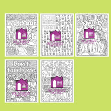 Load image into Gallery viewer, Cactus Succulents Coloring Pages with Snarky Quotes Apple Pigment App Compatible - The Bea &amp; Charlie Paper Shop
