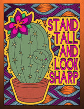 Load image into Gallery viewer, Cactus Succulents Coloring Pages with Snarky Quotes Apple Pigment App Compatible - The Bea &amp; Charlie Paper Shop
