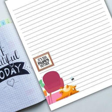 Load image into Gallery viewer, Cat Notes Printable, Cat Notepad, Lined Notepaper Printable, Notebook Kit, Writing Paper, Journal Paper - The Bea &amp; Charlie Paper Shop
