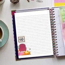 Load image into Gallery viewer, Cat Notes Printable, Cat Notepad, Lined Notepaper Printable, Notebook Kit, Writing Paper, Journal Paper - The Bea &amp; Charlie Paper Shop
