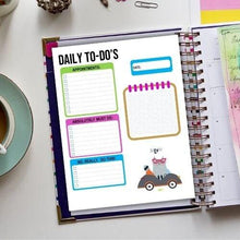 Load image into Gallery viewer, Cat To Do List Note Page, Day Planner Insert, Daily Planner Printable, Blank Calendar, Checklist, Cat Art To Do List - The Bea &amp; Charlie Paper Shop
