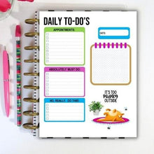 Load image into Gallery viewer, Cat To Do List Note Page, Day Planner Insert, Daily Planner Printable, Blank Calendar, Checklist, Funny Cat To Do List - The Bea &amp; Charlie Paper Shop
