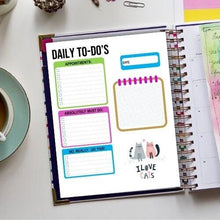 Load image into Gallery viewer, Cat To Do List Note Page, Day Planner Insert, Daily Planner Printable, Blank Calendar, Checklist, I Love Cats To Do List - The Bea &amp; Charlie Paper Shop
