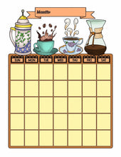 Load image into Gallery viewer, Coffee Time Weekly Goals Planner &amp; Journal Set Plus BONUS - The Bea &amp; Charlie Paper Shop
