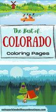 Load image into Gallery viewer, Colorado Bucket List Coloring Pages Apple Pigment App Compatible - The Bea &amp; Charlie Paper Shop
