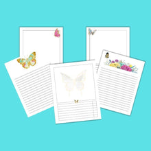 Load image into Gallery viewer, Colorful Butterflies Weekly Goals Planner &amp; Journal Set Plus BONUS - The Bea &amp; Charlie Paper Shop
