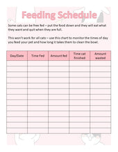 Load image into Gallery viewer, Complete Cat Healthcare Planner &amp; Journal Set - The Bea &amp; Charlie Paper Shop
