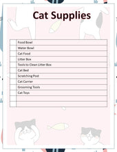 Load image into Gallery viewer, Complete Cat Healthcare Planner &amp; Journal Set - The Bea &amp; Charlie Paper Shop
