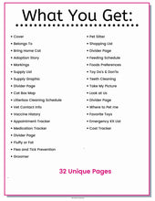Load image into Gallery viewer, Complete Cat Healthcare Planner &amp; Journal Set - The Bea &amp; Charlie Paper Shop
