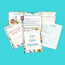 Load image into Gallery viewer, Complete Cat Healthcare Planner &amp; Journal Set - The Bea &amp; Charlie Paper Shop
