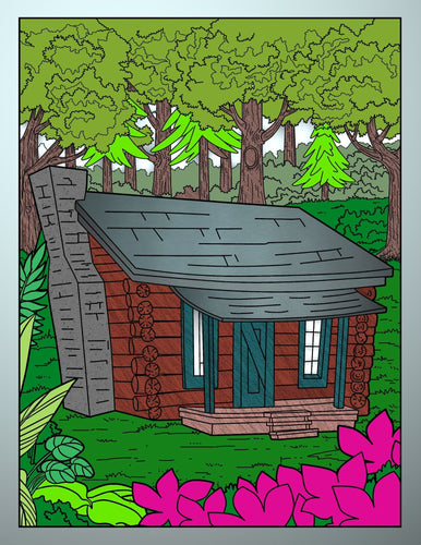 Country Life Scenes Coloring Pages Set - The Bea & Charlie Paper Shop