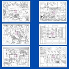 Load image into Gallery viewer, Country Life Scenes Coloring Pages Set - The Bea &amp; Charlie Paper Shop
