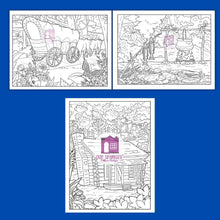 Load image into Gallery viewer, Country Life Scenes Coloring Pages Set - The Bea &amp; Charlie Paper Shop
