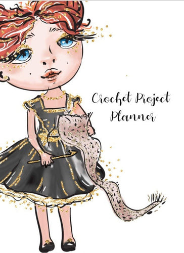 Crochet Project Goals Planner & Journal Plus BONUS Puzzle - The Bea & Charlie Paper Shop