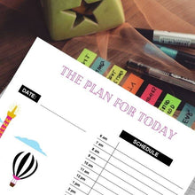 Load image into Gallery viewer, Daily Planner Printable, To Do List Printable, Checklist Printable, Planner Insert - The Bea &amp; Charlie Paper Shop

