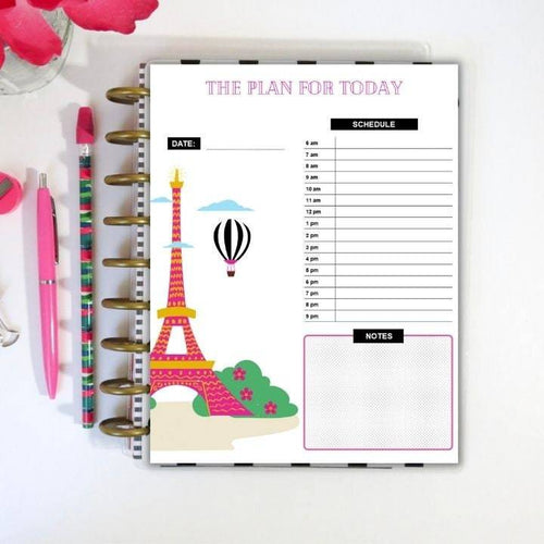 Daily Planner Printable, To Do List Printable, Checklist Printable, Planner Insert - The Bea & Charlie Paper Shop