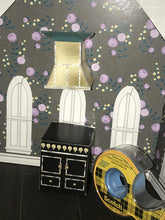 Load image into Gallery viewer, Dollhouse Printable Stove and Range Hood Shabby Chic Kitchen DIY Craft Kit 1:12 scale - The Bea &amp; Charlie Paper Shop
