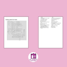 Load image into Gallery viewer, Drama Llamas Weekly Goals Planner &amp; Journal Set Fully Colored - The Bea &amp; Charlie Paper Shop

