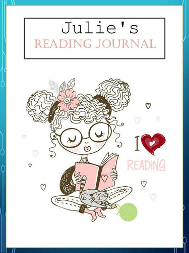 Editable PDF, Fillable PDF, Personalized Reading Journal, Custom Journal, Reading Log, Personalized Book Tracker, Book Journal, Kids Reading - The Bea & Charlie Paper Shop