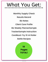 Load image into Gallery viewer, Essential Oils Planner &amp; Journal Guide Set - The Bea &amp; Charlie Paper Shop
