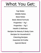Load image into Gallery viewer, Essential Oils Planner &amp; Journal Guide Set - The Bea &amp; Charlie Paper Shop
