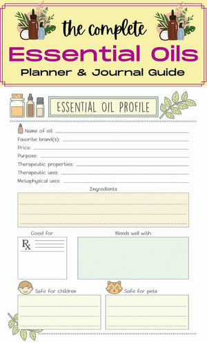 Essential Oils Planner & Journal Guide Set - The Bea & Charlie Paper Shop