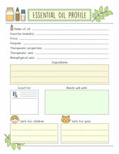 Load image into Gallery viewer, Essential Oils Planner &amp; Journal Guide Set - The Bea &amp; Charlie Paper Shop
