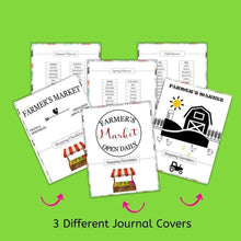 Load image into Gallery viewer, Farmer&#39;s Market Grocery Shopping List &amp; Harvest Meal Planner Set Plus BONUS Gift! - The Bea &amp; Charlie Paper Shop
