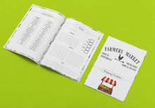 Load image into Gallery viewer, Farmer&#39;s Market Grocery Shopping List &amp; Harvest Meal Planner Set Plus BONUS Gift! - The Bea &amp; Charlie Paper Shop
