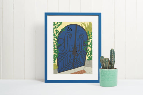 Gothic Victorian Coloring Pages Front Door Architecture, Puzzles & DIY Wall Art Set - The Bea & Charlie Paper Shop