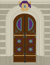 Load image into Gallery viewer, Gothic Victorian Front Doors Adult Coloring Pages, Puzzles &amp; DIY Wall Art Set - The Bea &amp; Charlie Paper Shop
