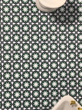 Load image into Gallery viewer, Green Glass Moroccan Tiles Dollhouse Wallpaper 1:12 Scale - The Bea &amp; Charlie Paper Shop
