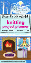 Load image into Gallery viewer, Knitting Projects Planner &amp; Journal Plus BONUS Puzzle - The Bea &amp; Charlie Paper Shop
