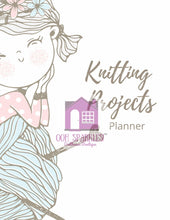 Load image into Gallery viewer, Knitting Projects Planner &amp; Journal Plus BONUS Puzzle - The Bea &amp; Charlie Paper Shop
