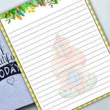 Load image into Gallery viewer, Lined Writing Paper, Note Page Printable, Lined Journal Paper, Note Taking Paper, Planner Inserts Printable, Mushroom Art - The Bea &amp; Charlie Paper Shop
