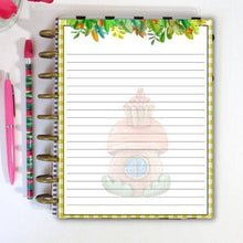 Load image into Gallery viewer, Lined Writing Paper, Note Page Printable, Lined Journal Paper, Note Taking Paper, Planner Inserts Printable, Mushroom Art - The Bea &amp; Charlie Paper Shop
