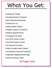 Load image into Gallery viewer, My Gluten Free Journal &amp; Planner Set Plus BONUSES! - The Bea &amp; Charlie Paper Shop
