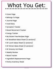Load image into Gallery viewer, My Gluten Free Journal &amp; Planner Set Plus BONUSES! - The Bea &amp; Charlie Paper Shop
